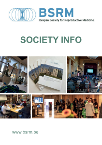 Society info brochure